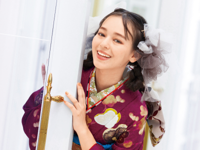 着物を着た女性