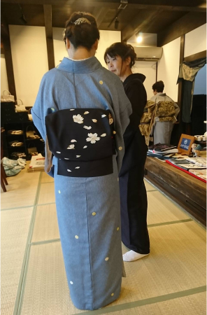 着付け教室風景